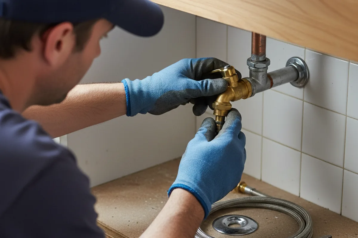 Shutoff valve and fitting work during Emergency Plumbing in Lemon Grove